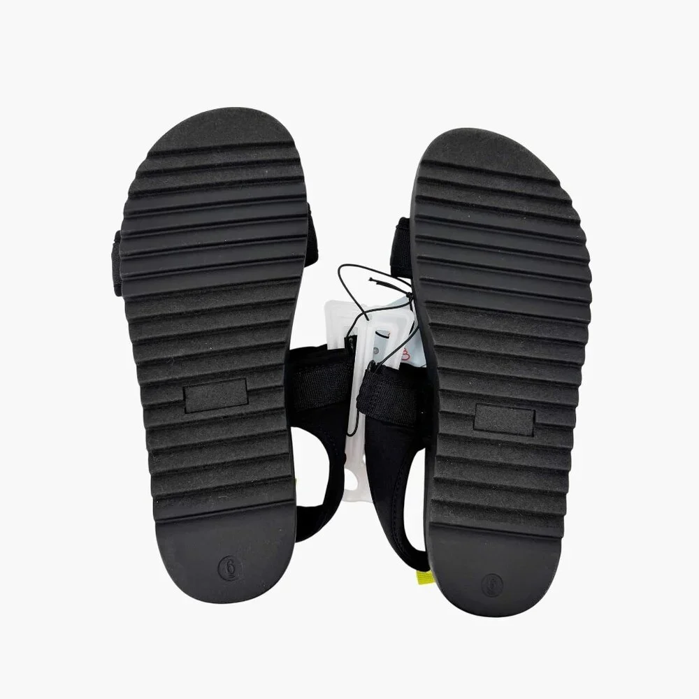 NEW Cat & Jack JJ Power Strap Sandals - Black - Size 6